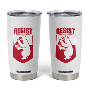 Greenland Resist Tumbler Cup Stand With Greenlanders TS12 White Print Your Wear