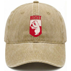 Greenland Resist Washed Cotton Baseball Cap Stand With Greenlanders TS12 Print Your Wear