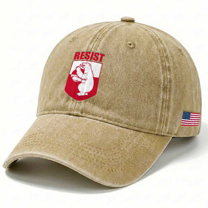 Greenland Resist Washed Cotton Baseball Cap Stand With Greenlanders TS12 Print Your Wear