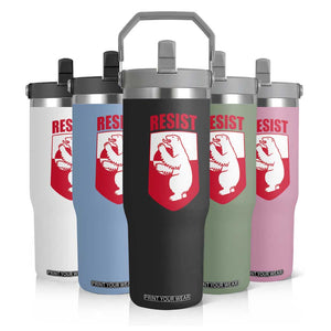 Greenland Resist Flip Straw Tumbler Stand With Greenlanders TS12 Print Your Wear