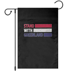 Vintage Retro Stand With Greenland Garden Flag Support Greenlander Gift TS12 Black Print Your Wear