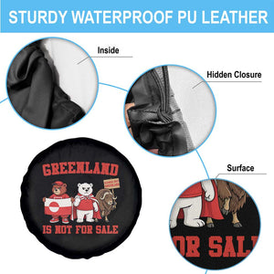 Greenland Is Not For Sale Spare Tire Cover Greenland Lover Support TS12 Print Your Wear