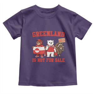 Greenland Is Not For Sale Toddler T Shirt Greenland Lover Support TS12 Purple Print Your Wear