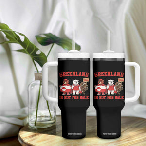 Greenland Is Not For Sale Tumbler With Handle Greenland Lover Support TS12 Print Your Wear