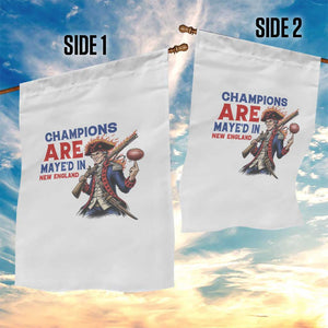 Champions Are Maye'd In New England Garden Flag Game Day Sports Fan Gift TS12 Print Your Wear