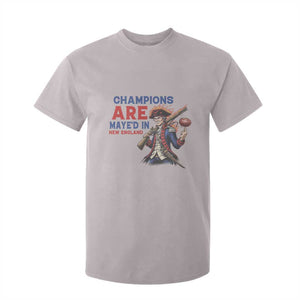 Champions Are Maye'd In New England T Shirt For Kid Game Day Sports Fan Gift TS12 Ice Gray Print Your Wear
