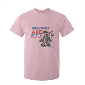 Champions Are Maye'd In New England T Shirt For Kid Game Day Sports Fan Gift TS12 Light Pink Print Your Wear