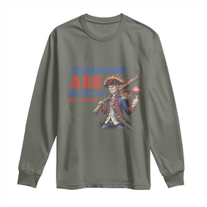 Champions Are Maye'd In New England Long Sleeve Shirt Game Day Sports Fan Gift TS12 Military Green Print Your Wear