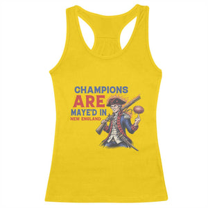 Champions Are Maye'd In New England Racerback Tank Top Game Day Sports Fan Gift TS12 Daisy Print Your Wear