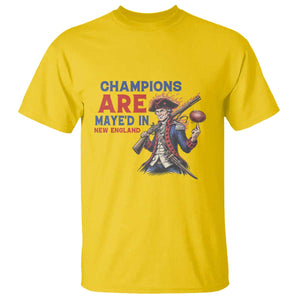 Champions Are Maye'd In New England T Shirt Game Day Sports Fan Gift TS12 Daisy Print Your Wear