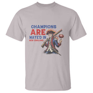 Champions Are Maye'd In New England T Shirt Game Day Sports Fan Gift TS12 Ice Gray Print Your Wear