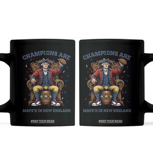 Champions Are Maye'd In NE Coffee Mug Football Quarterback Number 10 TS12 Black Print Your Wear