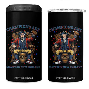 Champions Are Maye'd In NE 4 in 1 Can Cooler Tumbler Football Quarterback Number 10 TS12 One Size: 16 oz Black Print Your Wear