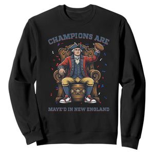 Champions Are Maye'd In NE Sweatshirt Football Quarterback Number 10 TS12 Black Print Your Wear