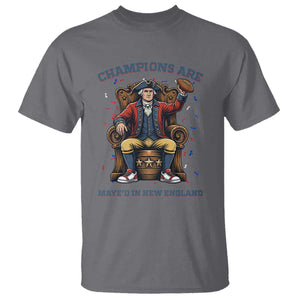 Champions Are Maye'd In NE T Shirt Football Quarterback Number 10 TS12 Charcoal Print Your Wear
