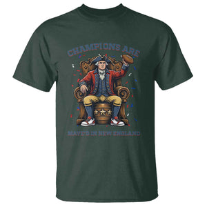 Champions Are Maye'd In NE T Shirt Football Quarterback Number 10 TS12 Dark Forest Green Print Your Wear