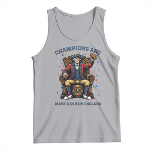 Champions Are Maye'd In NE Tank Top Football Quarterback Number 10 TS12 Athletic Heather Print Your Wear