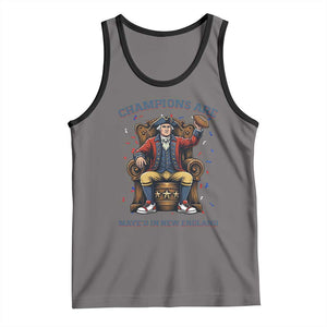 Champions Are Maye'd In NE Tank Top Football Quarterback Number 10 TS12 Deep Heather Black Print Your Wear