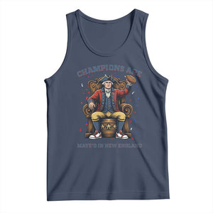 Champions Are Maye'd In NE Tank Top Football Quarterback Number 10 TS12 Navy Print Your Wear
