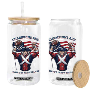 Champions Are Maye'd In New England Glass Can Funny Quarterback Football Fan TS12 Print Your Wear