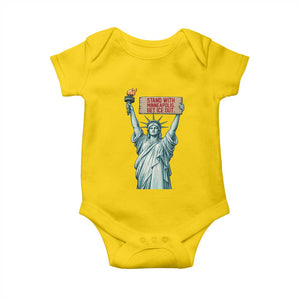 Stand With Minneapolis Baby Onesie Statue Of Liberty Torch Justice Support TS12 Daisy Print Your Wear