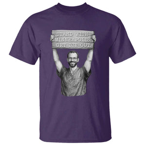 Stand With Minneapolis T Shirt Alex Pretti Memorial ICU Nurse Support TS12 Purple Print Your Wear