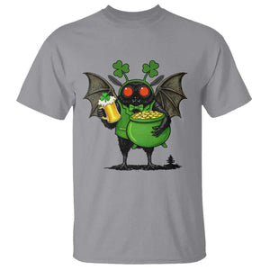 Funny Mothman T Shirt St Patricks Day Cryptid Gift TS12 Sport Gray Print Your Wear
