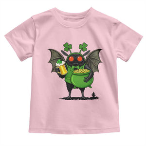 Funny Mothman Toddler T Shirt St Patricks Day Cryptid Gift TS12 Light Pink Print Your Wear