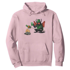 Funny Cryptid Mothman Hoodie St Patricks Day Gift TS12 Light Pink Print Your Wear