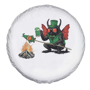 Funny Cryptid Mothman Spare Tire Cover St Patricks Day Gift TS12 Print Your Wear