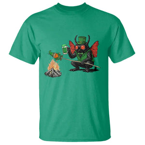Funny Cryptid Mothman T Shirt St Patricks Day Gift TS12 Irish Green Print Your Wear