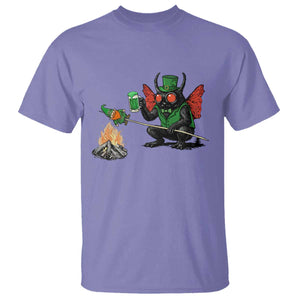 Funny Cryptid Mothman T Shirt St Patricks Day Gift TS12 Violet Print Your Wear