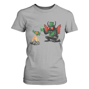 Funny Cryptid Mothman T Shirt For Women St Patricks Day Gift TS12 Sport Gray Print Your Wear