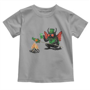Funny Cryptid Mothman Toddler T Shirt St Patricks Day Gift TS12 Sport Gray Print Your Wear