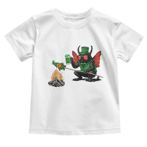 Funny Cryptid Mothman Toddler T Shirt St Patricks Day Gift TS12 White Print Your Wear