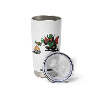 Funny Cryptid Mothman Tumbler Cup St Patricks Day Gift TS12 Print Your Wear
