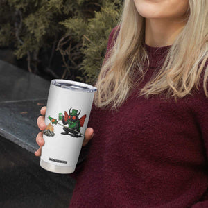 Funny Cryptid Mothman Tumbler Cup St Patricks Day Gift TS12 Print Your Wear