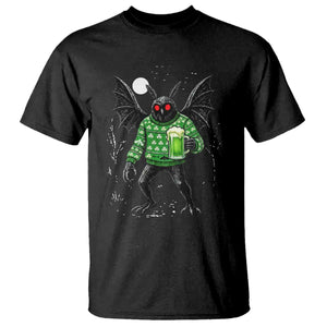 Funny Mothman St Patricks Day T Shirt Gift For Cryptid Lovers TS12 Black Print Your Wear