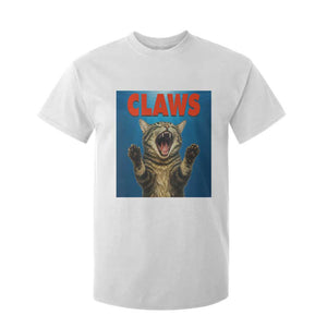 Funny Claws Cat T Shirt For Kid Horror Movie Parody TS12 White Print Your Wear