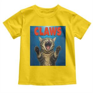Funny Claws Cat Toddler T Shirt Horror Movie Parody TS12 Daisy Print Your Wear