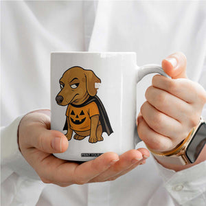Halloween Dachshund Dog Coffee Mug Did Somebody Say Treat Meme TS12 Print Your Wear