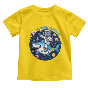 Funny Space Cat Wants Astronaut Toddler T Shirt Sharks Sci fi Fan Universe TS12 Daisy Print Your Wear