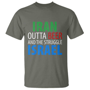 Iran And Israel Political Satire T Shirt The Great Beer Struggle