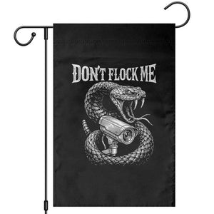 Anti Surveillance Camera Rattlesnake Garden Flag Dont Flock Me