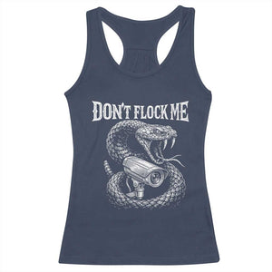 Anti Surveillance Camera Rattlesnake Racerback Tank Top Dont Flock Me