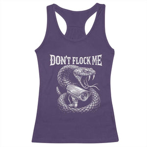 Anti Surveillance Camera Rattlesnake Racerback Tank Top Dont Flock Me