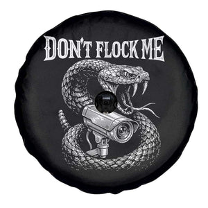 Anti Surveillance Camera Rattlesnake Spare Tire Cover Dont Flock Me