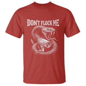 Anti Surveillance Camera Rattlesnake T Shirt Dont Flock Me