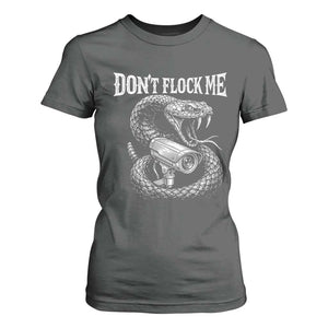 Anti Surveillance Camera Rattlesnake T Shirt For Women Dont Flock Me