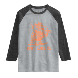 Funny Bird Watching Detective Birdwatcher Raglan Shirt Dont Flock Me